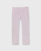 Side Tab Sport Trouser In Pink Seersucker