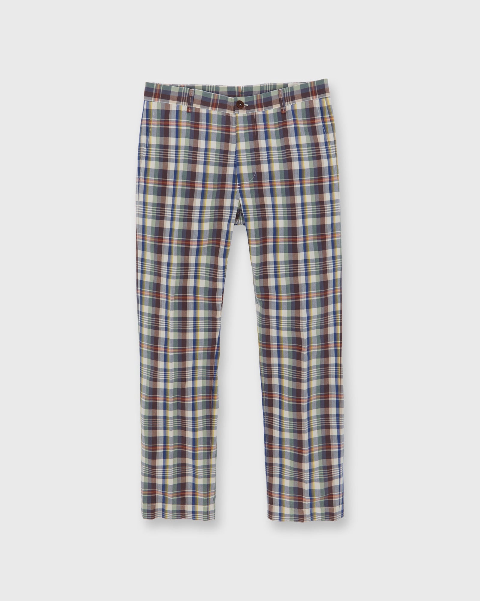Field Pant In Bone Orange Madras