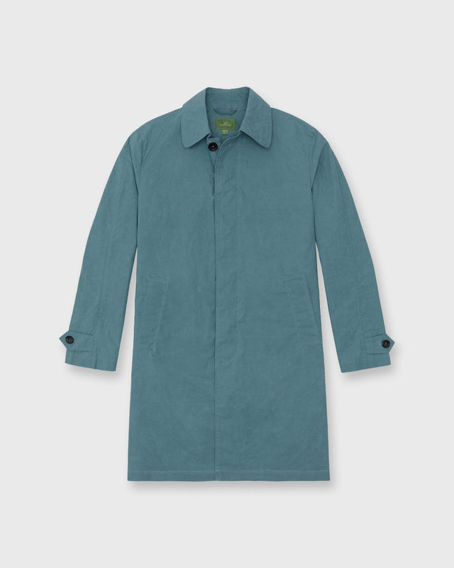 Traveler's Trench in River Dry Waxed Poplin