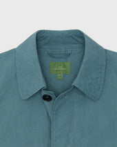Traveler S Trench In River Dry Waxed Poplin