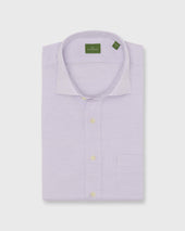 Spread Collar Sport Shirt In Graph Check Cotolino