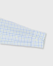Otto Handmade Sport Shirt In Green Gingham Poplin