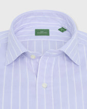 Spread Collar Sport Shirt In Sky Lightweight Oxford