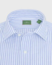 Otto Handmade Sport Shirt In Heather Stripe Cotolino