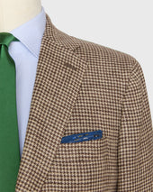 Virgil No 3 Jacket In Oat Houndstooth Hopsack