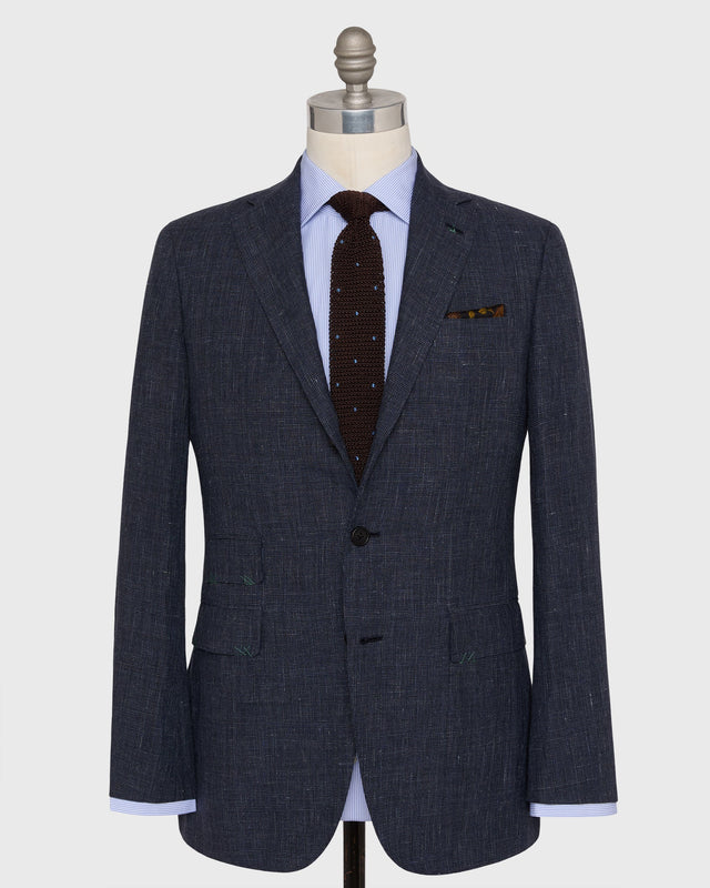 Virgil No 4 Suit In Char Glen Plaid Tropical Wool