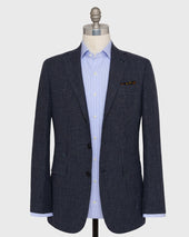 Virgil No 4 Suit In Char Glen Plaid Tropical Wool