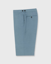 Side Tab Dress Trouser In River Plainweave