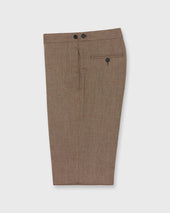 Side Tab Dress Trouser In Mocha Bone Hopsack