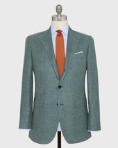 Virgil No 3 Jacket In Lovat Hopsack