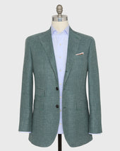 Virgil No 3 Jacket In Lovat Hopsack