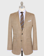 Virgil No 3 Jacket In Mocha Oat Hopsack