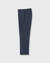 Virgil No 3 Suit In Airforce Chalk Stripe Plainweave