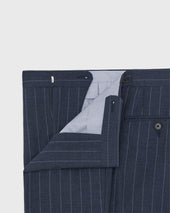 Virgil No 3 Suit In Airforce Chalk Stripe Plainweave