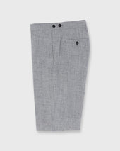 Ghost Trouser In Pearl Grey Rustic Hopsack