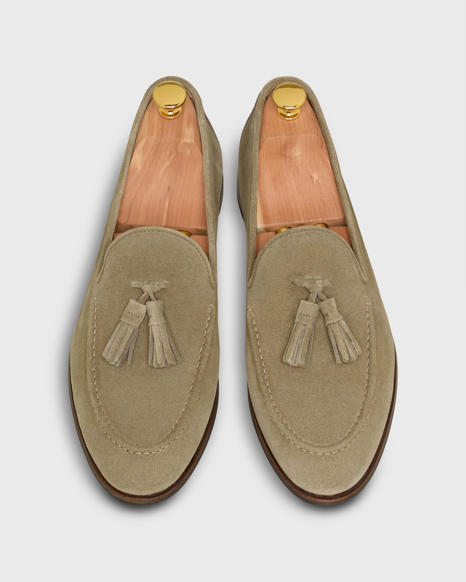 Nassau Tassel Loafer In Suede