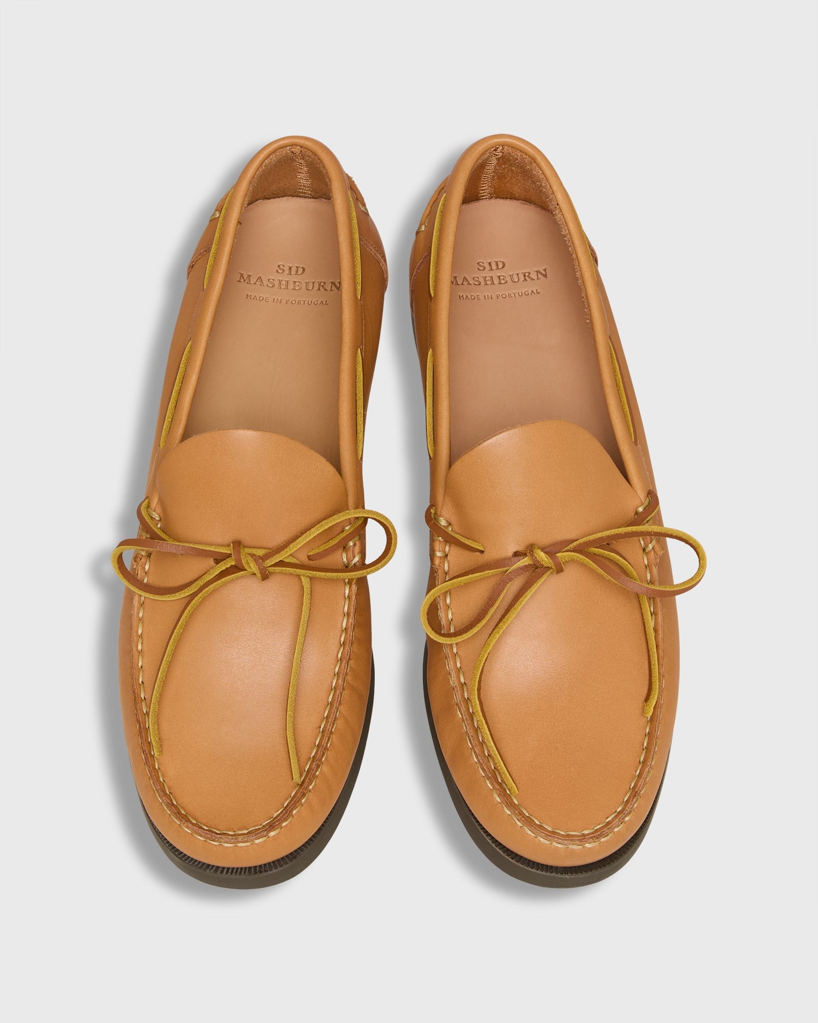 Camp Moccasin In Natural Leather
