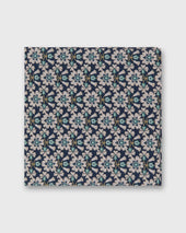 Cotton Print Pocket Square In Pacific Pink Aegean Macsen Liberty Fabric
