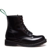 Black Hi-Shine 8 Eye Derby Boot & Boot Kiltie