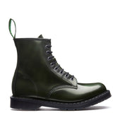 Green Rub-Off 8 Eye Derby Boot