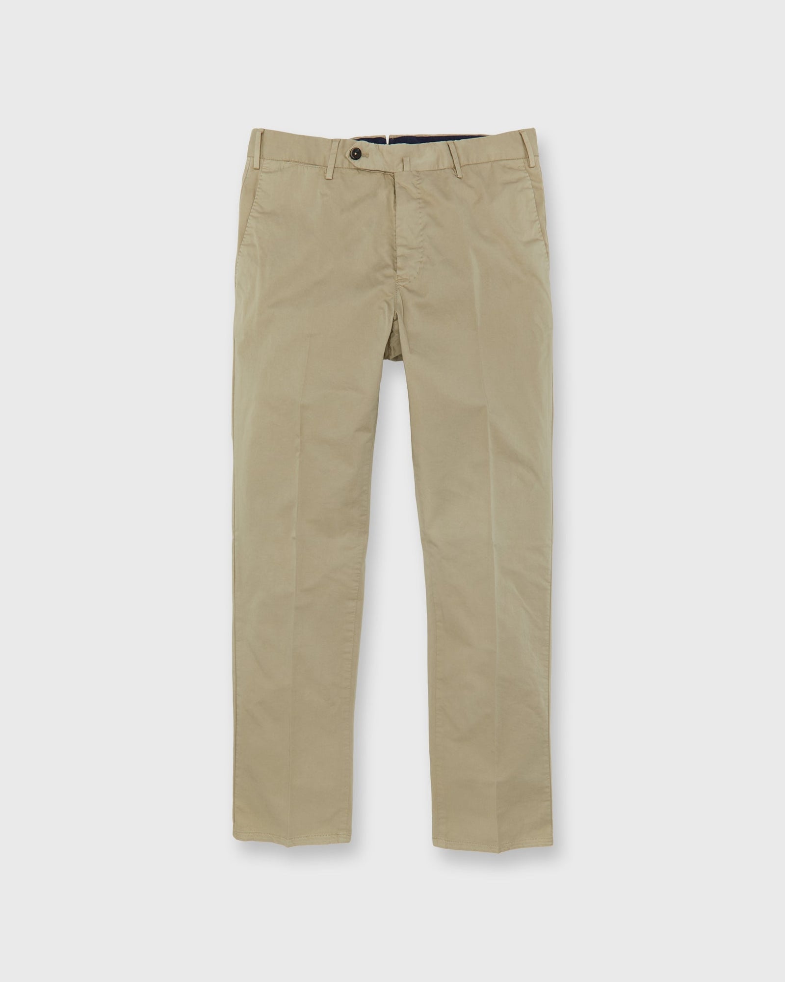 Slim Flat Front Trouser in Sand