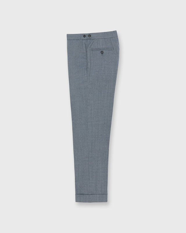 Side-Tab Dress Trouser in Slate Tropical Wool