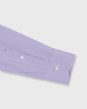 Otto Handmade Sport Shirt In Micro Gingham Chambray