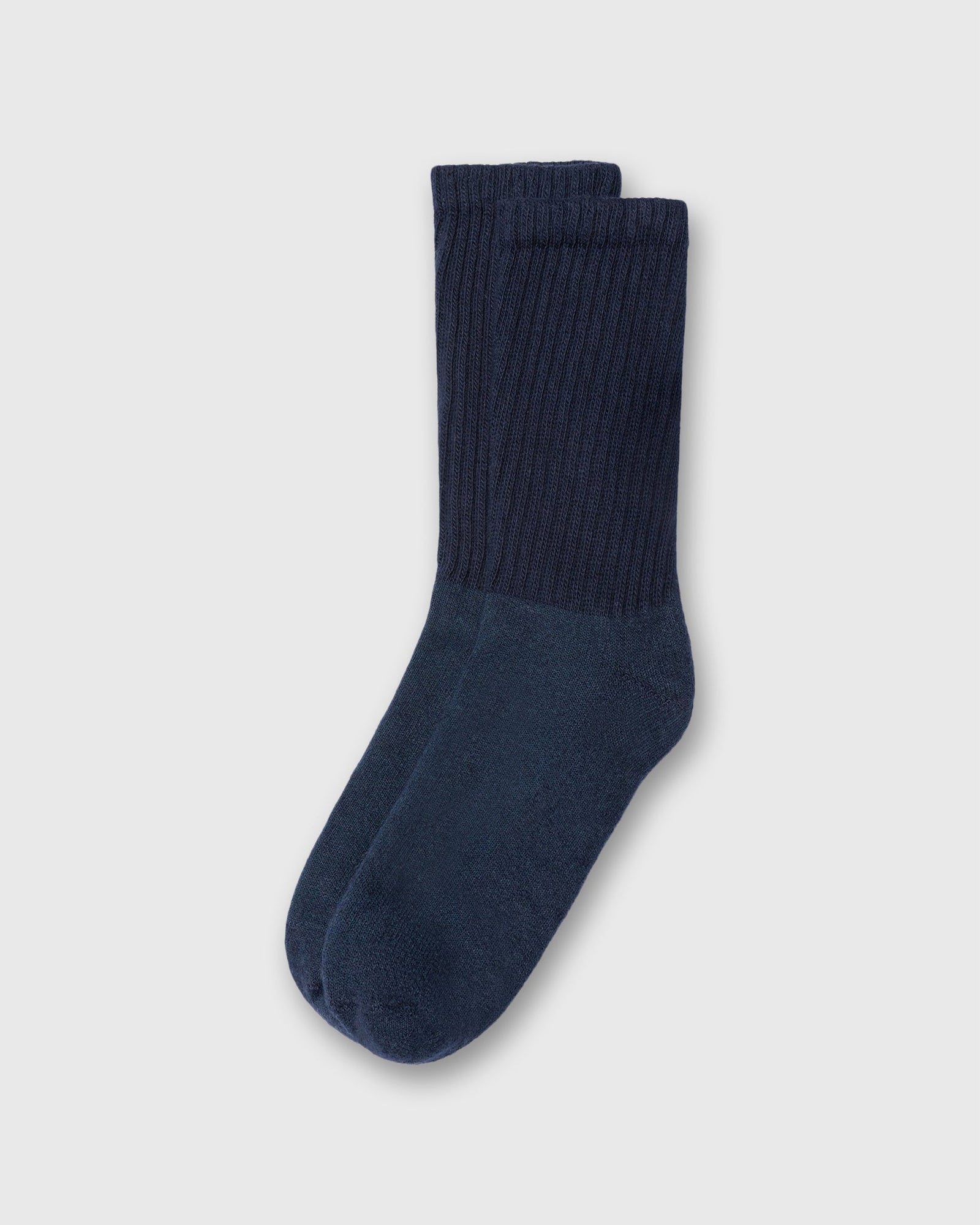 Solid Crew Socks In