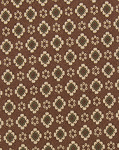 Silk Print Tie In Maize Medallion