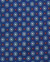 Silk Print Tie In Aegean Flower