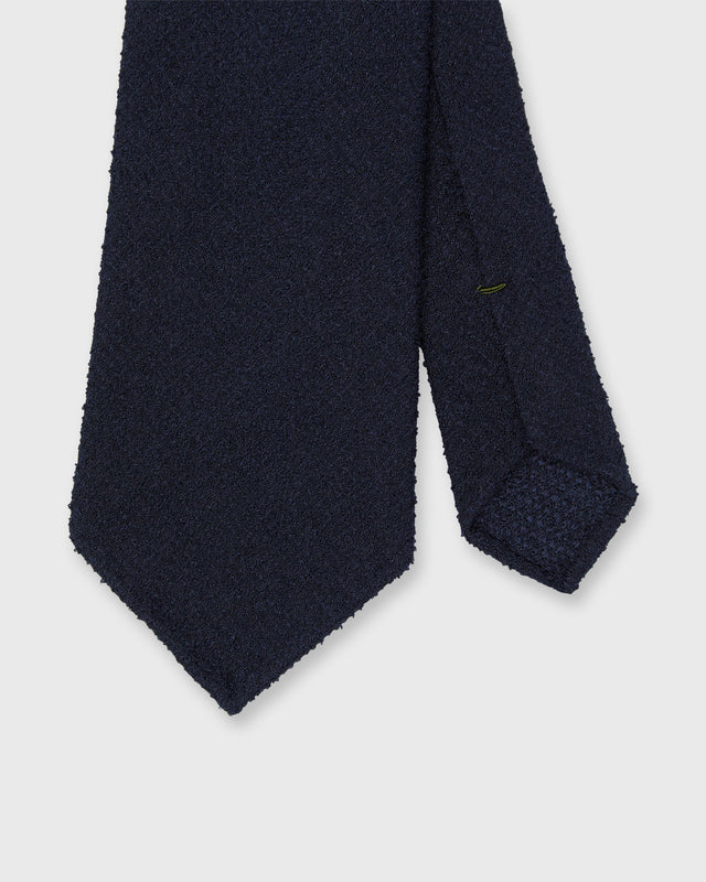 Silk Jacquard Tie in Midnight