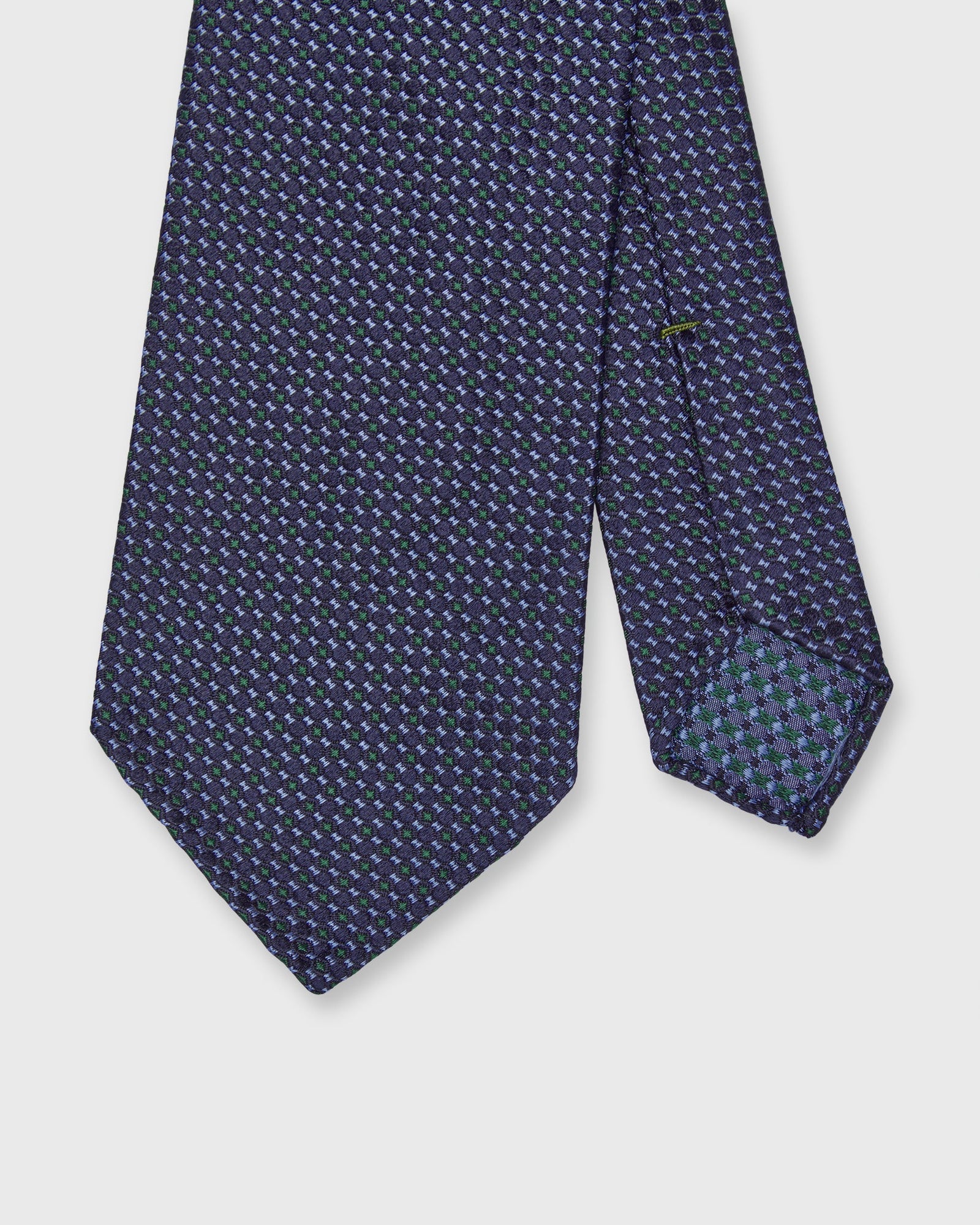 Silk Jacquard Tie In Sky Green