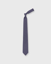 Silk Print Tie In Blue Mini Paisley