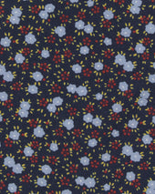 Silk Print Tie In Beet Sky Floral