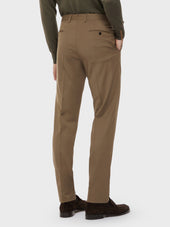 Pantalone In Lana Beige