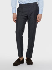 Pantalone in lana mohair grigio