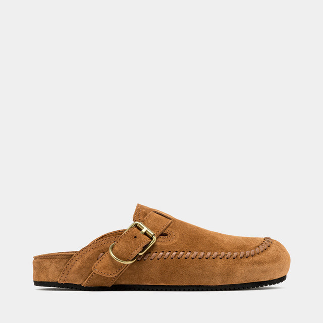 SABOT CORTONA IN SUEDE TERRA
