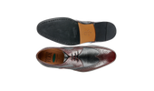 Salcombe Burgundy Hi Shine Deer Skin