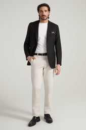 Black Double Twist Blazer