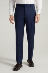 Marine Blue Super 110's Smart Wool Serge Trousers