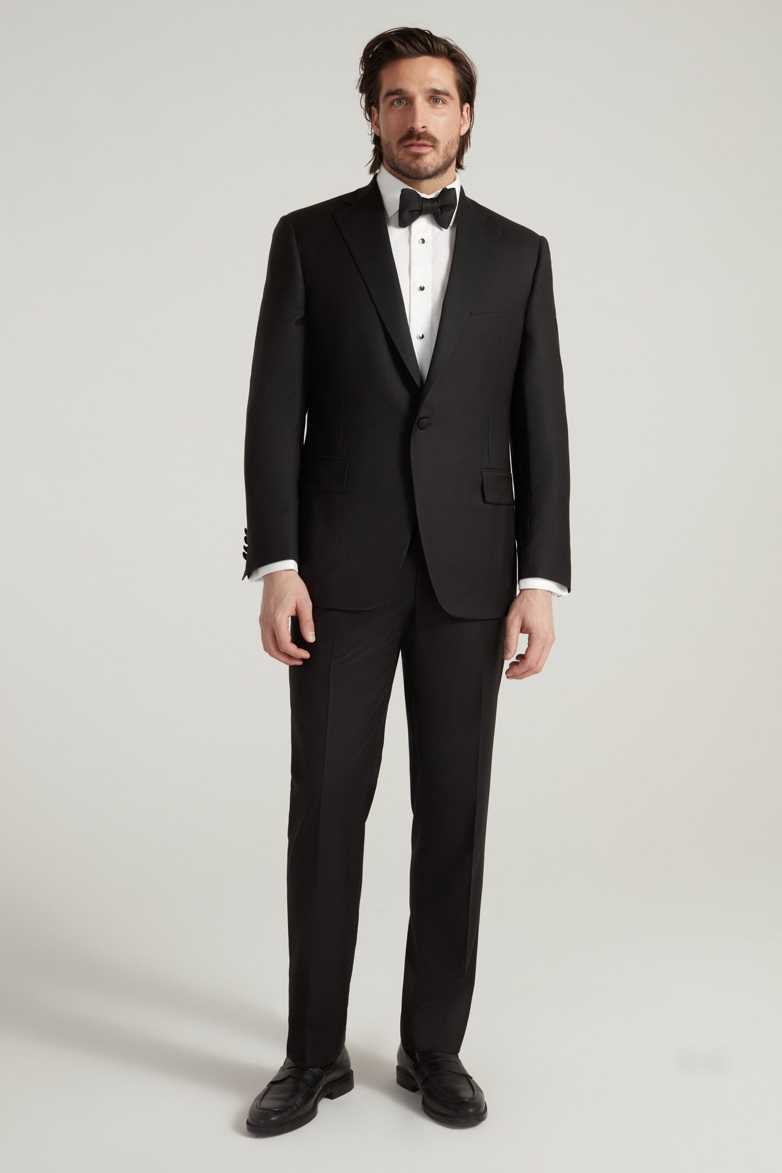 Honey Way Super 150 S Notch Lapel Tuxedo