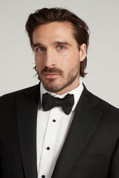 Black Honey Way Super 150's Notch Lapel Tuxedo