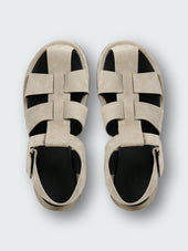 Men S Sandom Suede Sandal In Rainy Day Grey