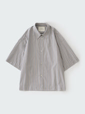 Sanko Shirt In Grey Stripe