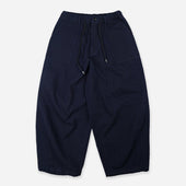 SASHIKO DENIM BALLOON PANTS - INDIGO
