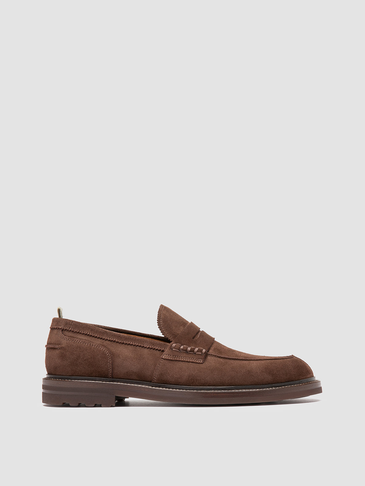 Sax Flexi 001 Brown Suede Penny Loafers