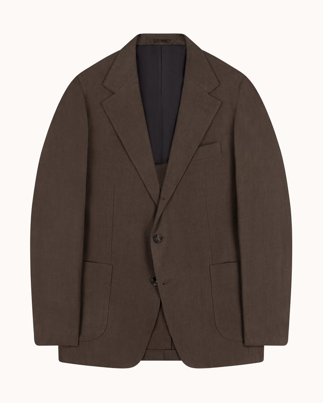 Sport Jacket - Cocoa Linen