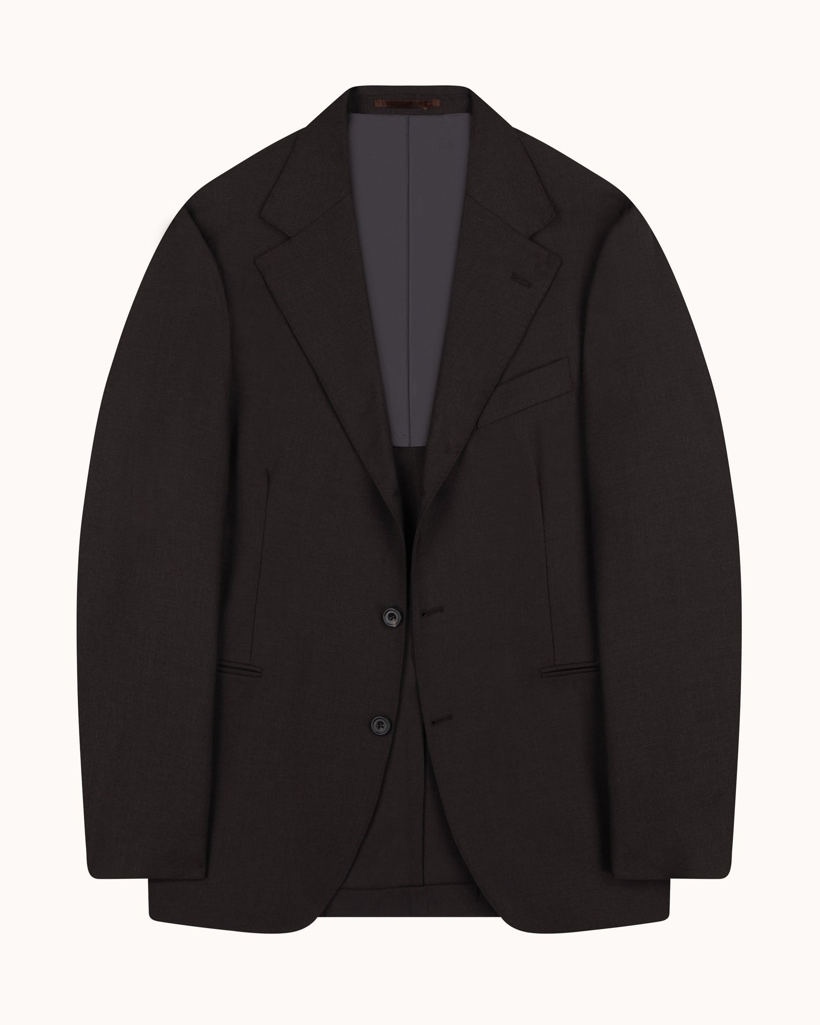 Sport Jacket Dark Brown Tropical Wool