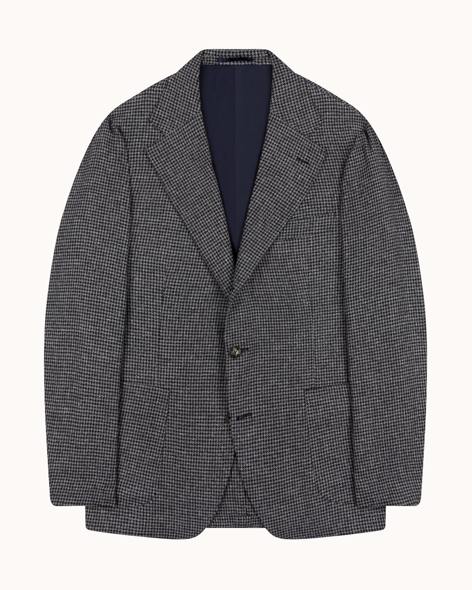 Sport Jacket Grey Houndstooth Wool