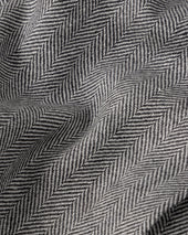 Sport Jacket - Grey Herringbone Wool Linen